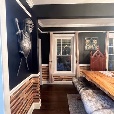 Picture of wood tile design by White and Wood Custom Carpentry in Orlando Florida