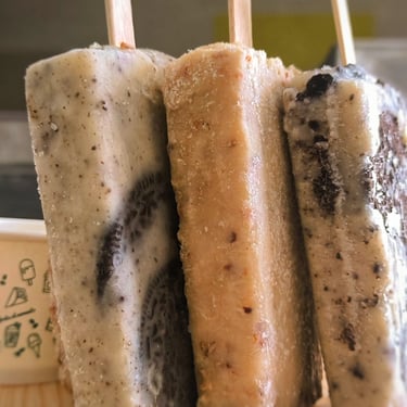 Nuestras primeras paletas de crema