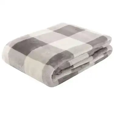 Διπλωμένη fleece κουβέρτα με εκτύπωση – δείγμα προϊόντος για B2B παραγγελίες