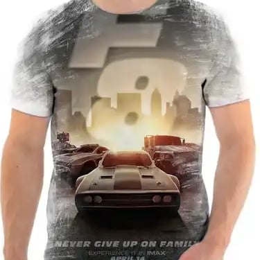T-shirt με ολική ψηφιακή εκτύπωση