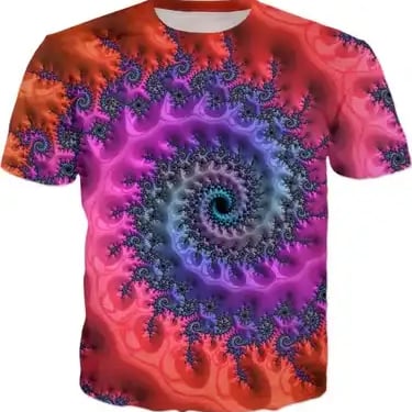 Κοντινή λήψη T-shirt με εκτύπωση