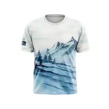 Διαφημιστικό T-shirt με εκτύπωση σε περίπτερο έκθεσης για branding