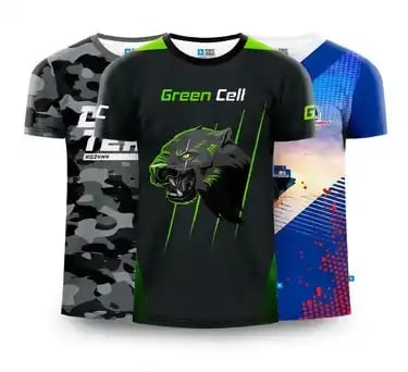 T-shirts με ολική ψηφιακή εκτύπωση