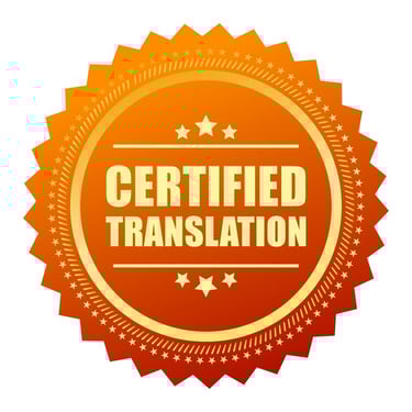 rhema translation certified stamp