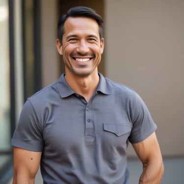 woman wearing black crew-neck shirt