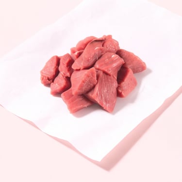 Morceaux de veau tendres pour blanquette traditionnelle