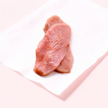 Escalope de veau tendre issue de morceaux nobles"