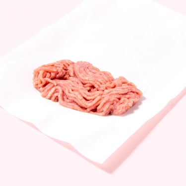 Haché de veau tendre et maigre, préparation artisanale"