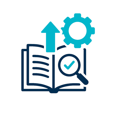 Ícone de capacete, escudo e documento técnico representando conformidade com normas ABNT, ASHRAE e d