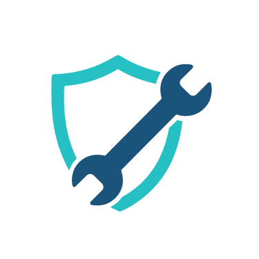 Ícone de planos de contingência para falhas operacionais.