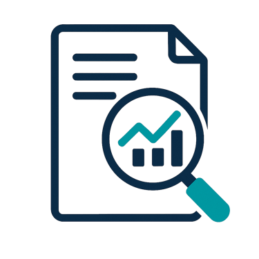 Ícone de engenheiro e documento representando acompanhamento técnico contínuo e suporte pós-implanta