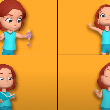 Personnage 3D petit fille