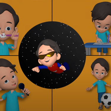Personnage 3D petit garçon