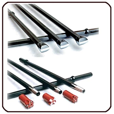 Martillos perforadores. Barrenas perforación  para martillos. Ingersoll Rand. Atlas Copco. Mineria 