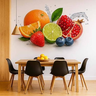 Drekar Wall Print - Fruits