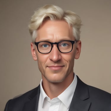 A neatly ironed white dress shirt hangs on a hanger against a neutral background. The shirt is buttoned up with long sleeves, a collar, and a front pocket.