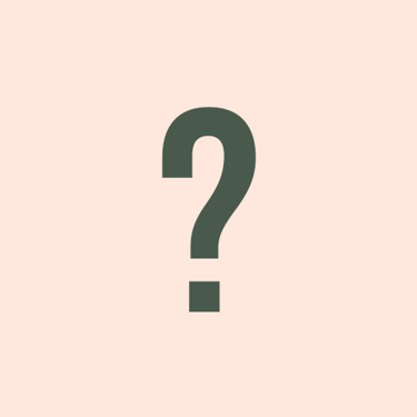 a question mark