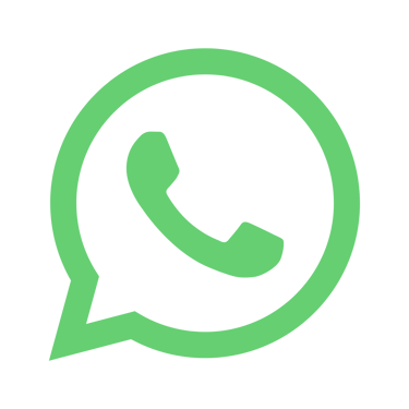 Green WhatsApp messenger logo icon featuring a phone handset inside a speech bubble.