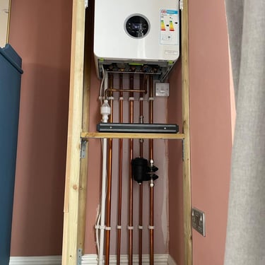 Photo of new boiler installation in Bristol