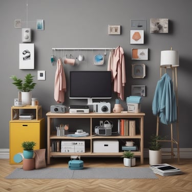 black blue and yellow textile