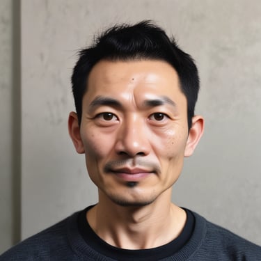 A calm outdoor scene with a peaceful nature background, symbolizing mental wellness.