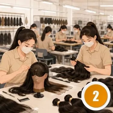 Ordering & Shipping Process for Vietnamese Hair Wigs & Extensions