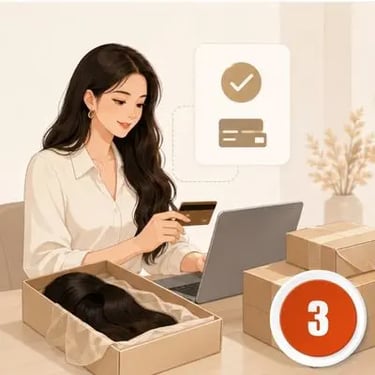 Ordering & Shipping Process for Vietnamese Hair Wigs & Extensions