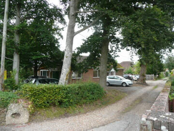 Picture of the chapel from the roadway entrance