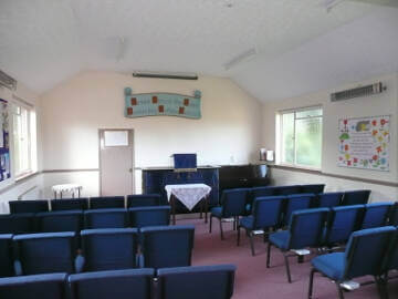 Picture of the interior of the chapel space