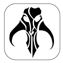 A Star Wars Mythosaur Icon leading to Ares Sakamoto's Mandalorian Page (NOT LINKABLE YET)