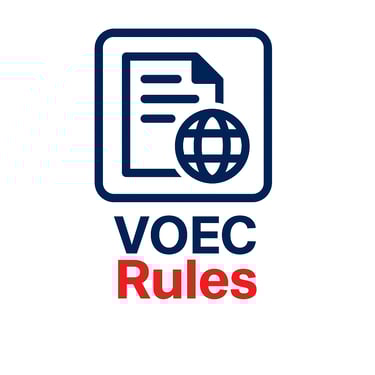 a logo for the vocec rules for the vocec rules