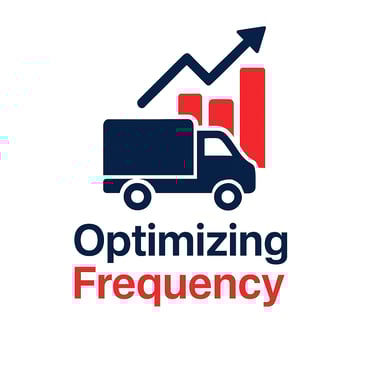 a truck with a graphing graphing on it and a graphing bar chart