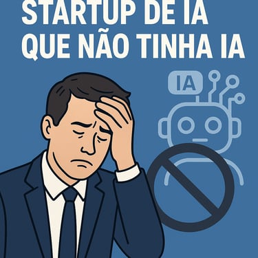 a startup de ia que não tinha ia