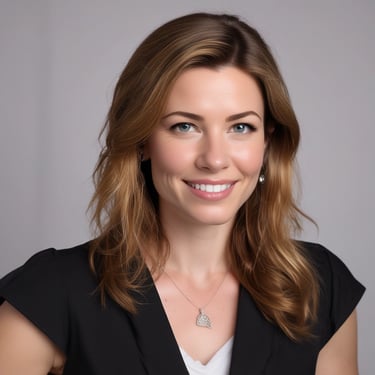 woman wearing black crew-neck shirt