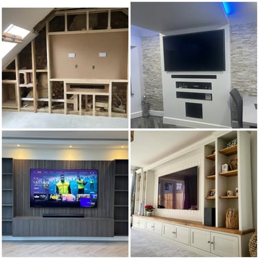 Tv and Fireplace surrounds A best finish