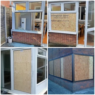 Boarding up and making safe A best finish locksmith service