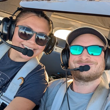 flight student smiling