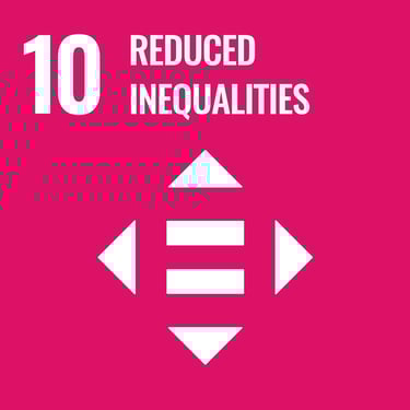 SDG Goal 10 – Inverted Icon: Reduced Inequalities (color background)