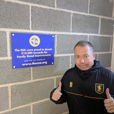 SSA Donate £10,000 towards improvements in the Family Stand