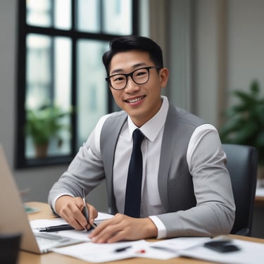 A happy customer giving a thumbs up for Media Hosting Indonesia.