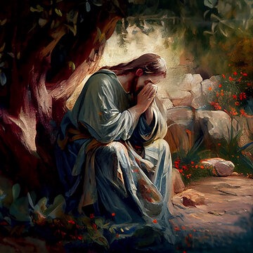jesus praying in gethsemane