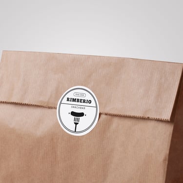 Customizable Canva logo template for a snack bar by Digisign by Nok Werner