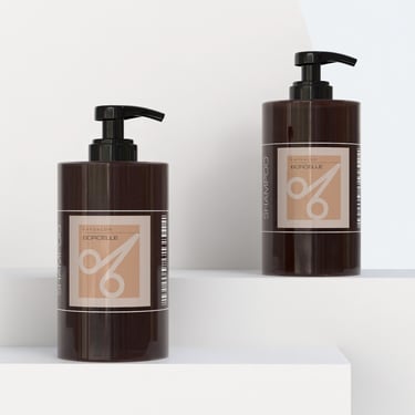 Logo and packaging design for a shampoo product by Digisign by Nok Werner