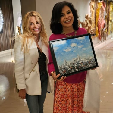 Jessy Tabet with May Khalil