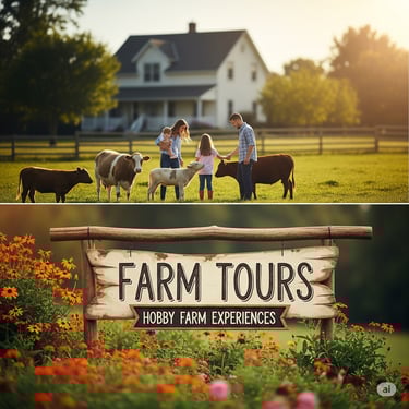 Farm Tourism, Hobby Farm website tips