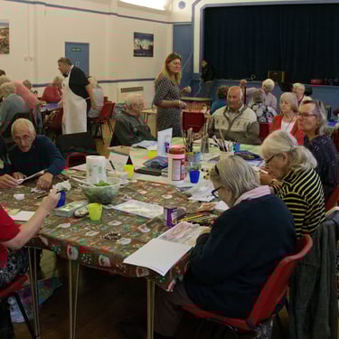 people enjoying the oasis centre