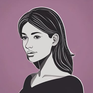 woman wearing black crew-neck shirt