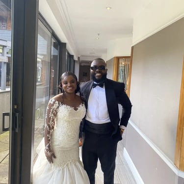 Couple At The End Of Their Wedding Ceremony