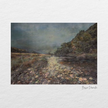 Serene river landscape captured during the Swellendam Art and Photography Retreat, blending photography with artistic techniq