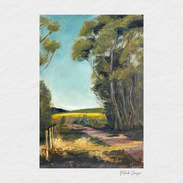 Acrylic landscape painting by student Melinda Chassen.